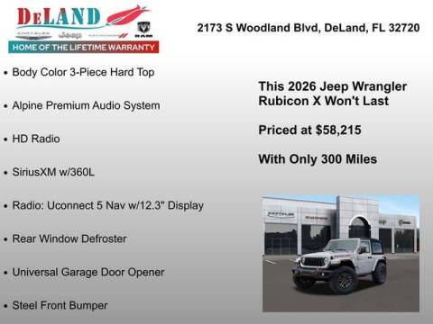 2026 Jeep Wrangler Rubicon X