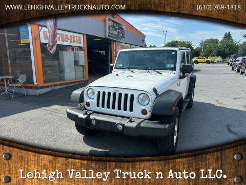 2013 Jeep Wrangler Unlimited for sale at Lehigh Valley Truck n Auto LLC. in Schnecksville PA