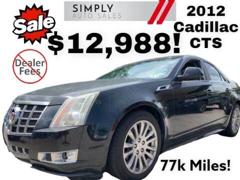 2012 Cadillac CTS for sale at Simply Auto Sales in Palm Beach Gardens FL