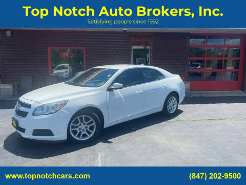 2013 Chevrolet Malibu for sale at Top Notch Auto Brokers, Inc. in McHenry IL
