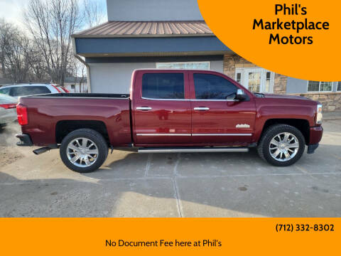 2017 Chevrolet Silverado 1500 for sale at Phil's Marketplace Motors in Arnolds Park IA