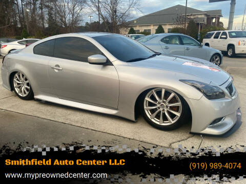 2012 Infiniti G37 Coupe for sale at Smithfield Auto Center LLC in Smithfield NC