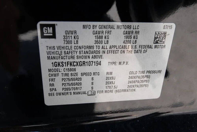 2016 GMC Yukon XL SLE