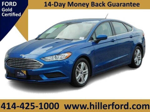 2018 Ford Fusion for sale at HILLER FORD INC in Franklin WI