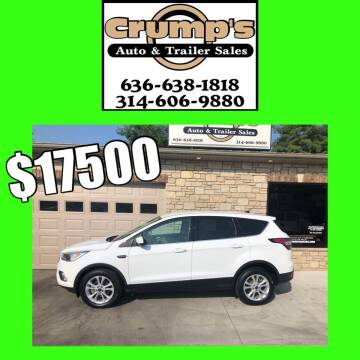 2017 Ford Escape for sale at CRUMP'S AUTO & TRAILER SALES in Crystal City MO