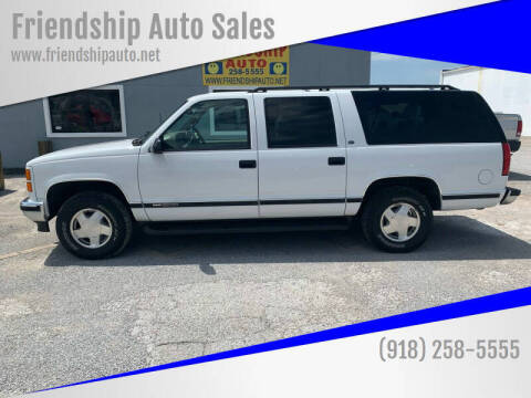 1999 GMC Suburban for sale at Friendship Auto Sales in Broken Arrow OK