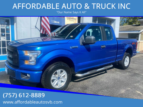 2016 Ford F-150 for sale at AFFORDABLE AUTO & TRUCK INC in Virginia Beach VA