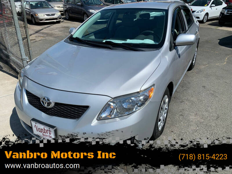 2010 Toyota Corolla for sale at Vanbro Motors Inc in Staten Island NY