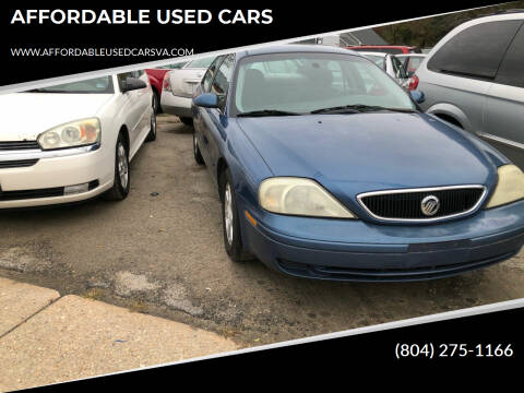 2002 Mercury Sable for sale at AFFORDABLE USED CARS in North Chesterfield VA
