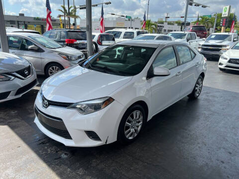 2016 Toyota Corolla for sale at American Auto Sales in Hialeah FL