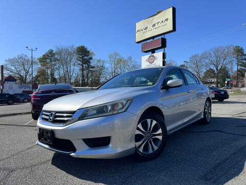 2013 Honda Accord for sale at Five Star Car and Truck LLC in Richmond VA