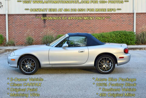 2004 Mazda MX-5 Miata for sale at Automotion Of Atlanta in Conyers GA
