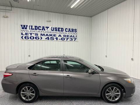 2017 Toyota Camry for sale at Wildcat Used Cars in Somerset KY