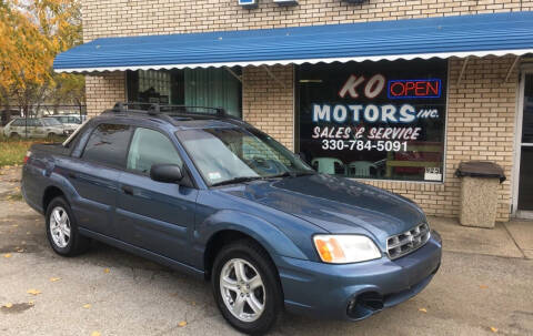 2006 Subaru Baja for sale at K O Motors in Akron OH