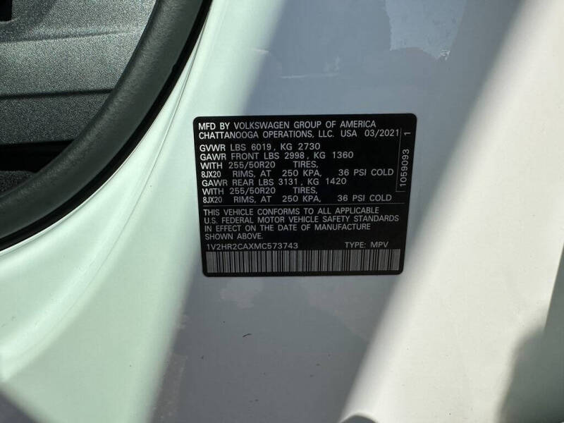 2021 Volkswagen Atlas