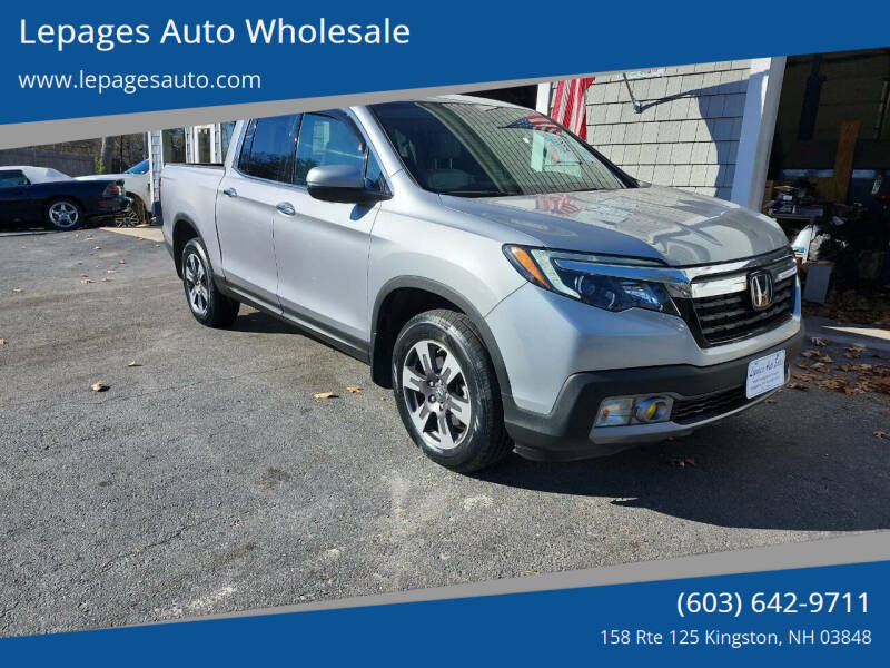 2019 Honda Ridgeline for sale at Lepages Auto Wholesale in Kingston NH