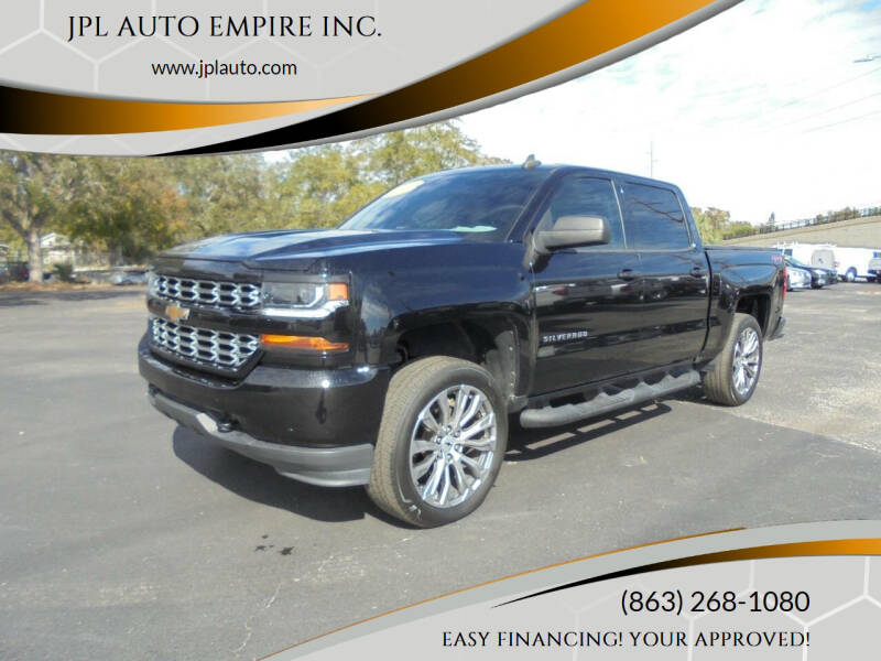 2018 Chevrolet Silverado 1500 for sale at JPL AUTO EMPIRE INC. in Lake Alfred FL