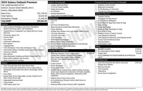 2024 Subaru Outback Premium