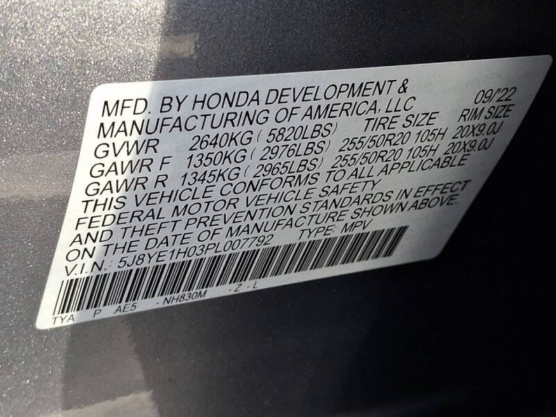 2023 Acura MDX SH-AWD w/A-SPEC
