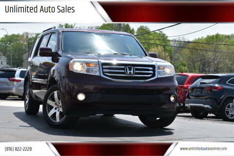 2013 Honda Pilot for sale at Unlimited Auto Sales in Kansas City MO