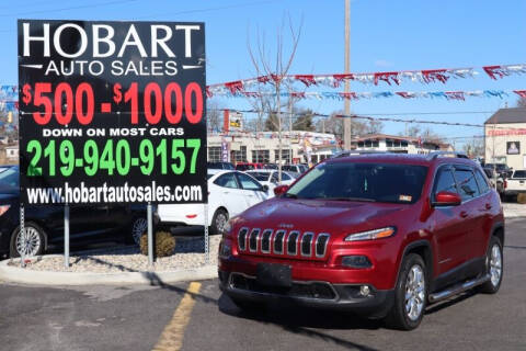 2017 Jeep Cherokee for sale at Hobart Auto Sales in Hobart IN