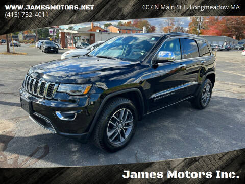2018 Jeep Grand Cherokee for sale at James Motors Inc. in East Longmeadow MA