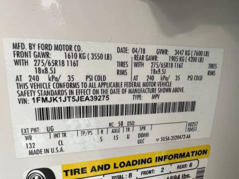 2018 Ford Expedition MAX XLT
