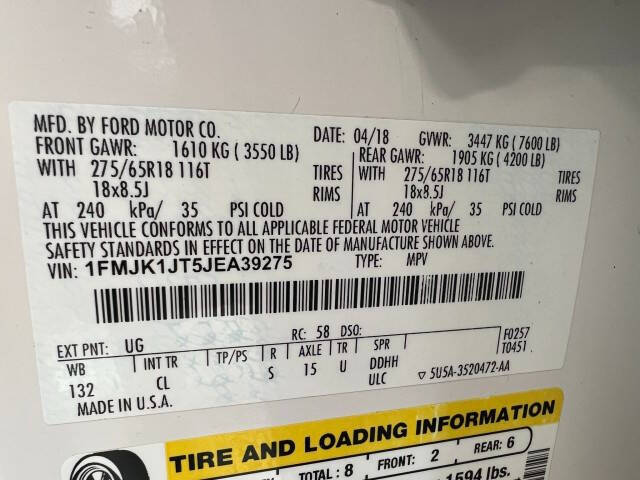 2018 Ford Expedition MAX XLT