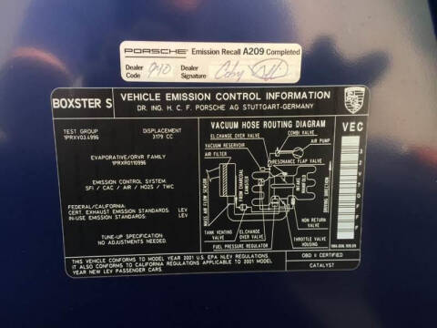 2001 Porsche Boxster S