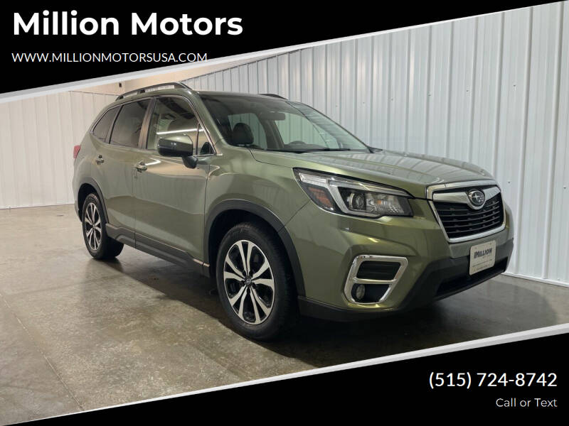 2019 Subaru Forester for sale at Million Motors in Adel IA