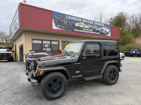 2002 Jeep Wrangler for sale at London Motor Sports, LLC in London KY