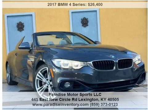 2017 BMW 4 Series for sale at Paradise Motor Sports in Lexington KY