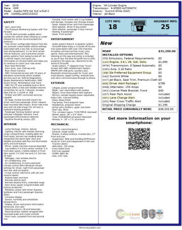 2019 GMC Acadia SLE-2