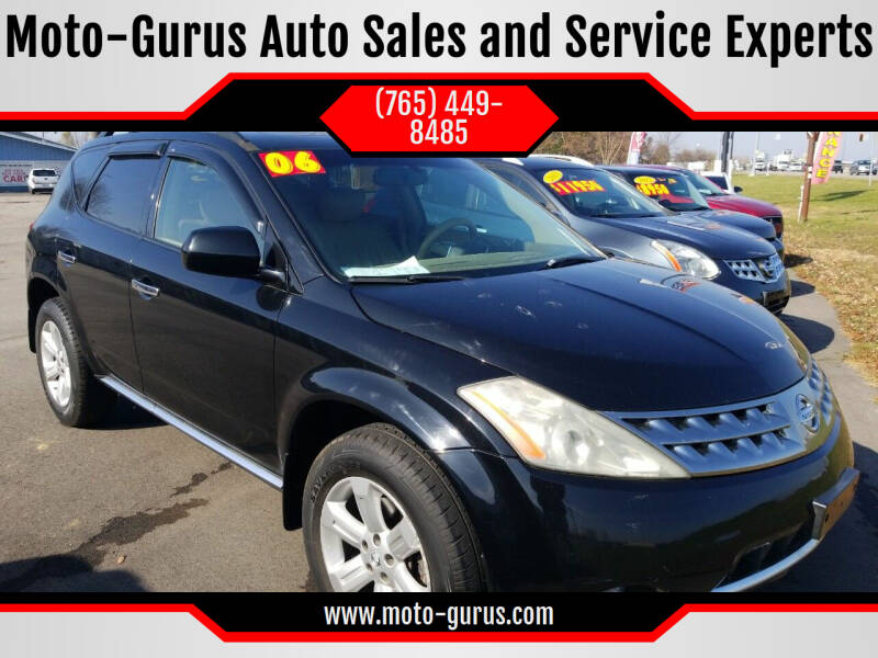 2006 Nissan Murano for sale at Moto-Gurus Auto Sales and Service Experts in Lafayette IN