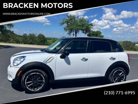 2016 MINI Countryman for sale at BRACKEN MOTORS in San Antonio TX