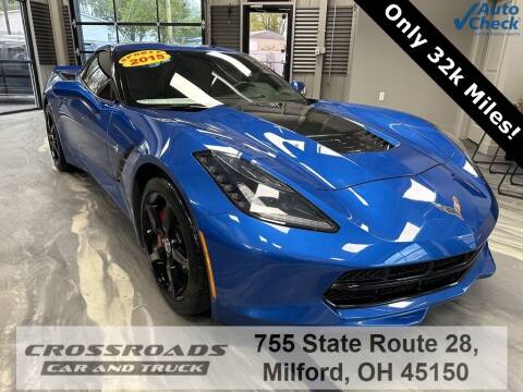 2015 Chevrolet Corvette for sale at Crossroads Car & Truck in Milford OH