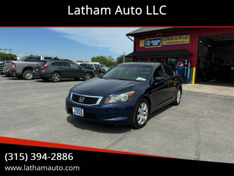 2008 Honda Accord for sale at Latham Auto LLC in Ogdensburg NY