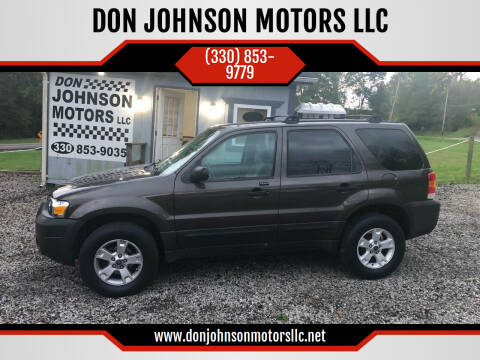 2006 Ford Escape for sale at DON JOHNSON MOTORS LLC in Lisbon OH