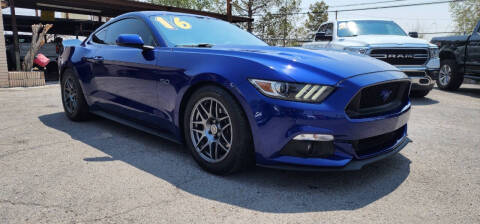 2016 Ford Mustang for sale at FRANCIA MOTORS in El Paso TX