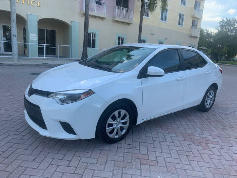 2014 Toyota Corolla for sale at CarMart of Broward in Lauderdale Lakes FL