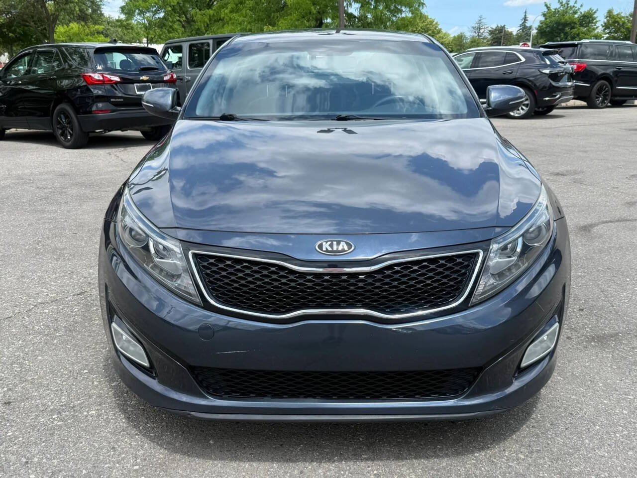 Blue 2015 Kia Optima LX LX 4dr Sedan 2