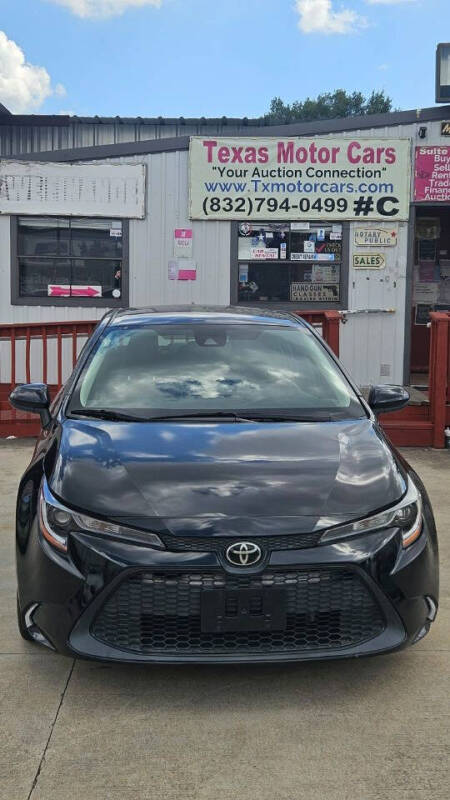 2020 Toyota Corolla for sale at TEXAS MOTOR CARS in Houston TX