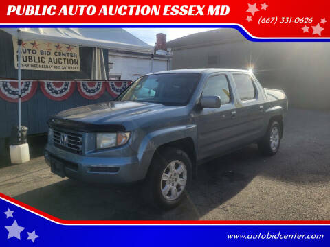 2007 Honda Ridgeline for sale at PUBLIC AUTO AUCTION ESSEX MD in Essex MD