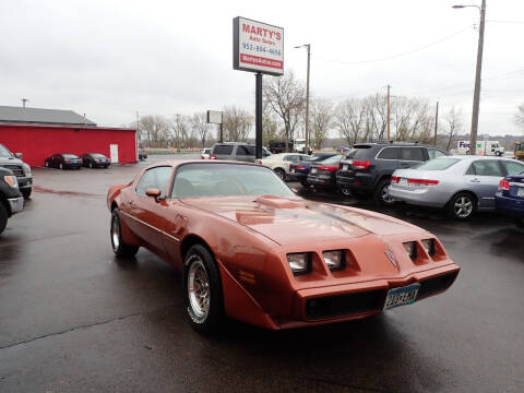 1980 Pontiac Firebird for sale at Marty's Auto Sales in Savage MN
