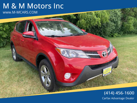 2015 Toyota RAV4 for sale at M & M Motors Inc in West Allis WI