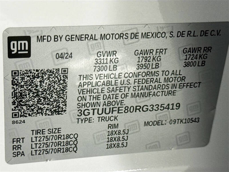 2024 GMC Sierra 1500 AT4X