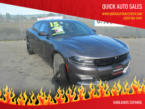 2015 Dodge Charger for sale at Quick Auto Sales in Ceres CA