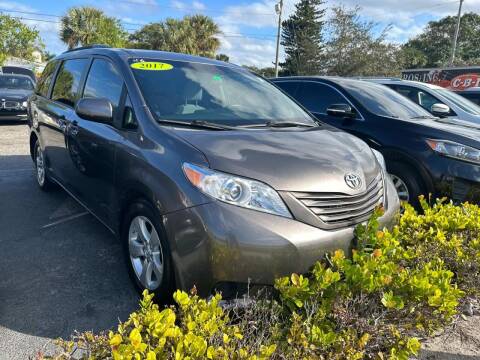 2017 Toyota Sienna for sale at Mike Auto Sales in West Palm Beach FL