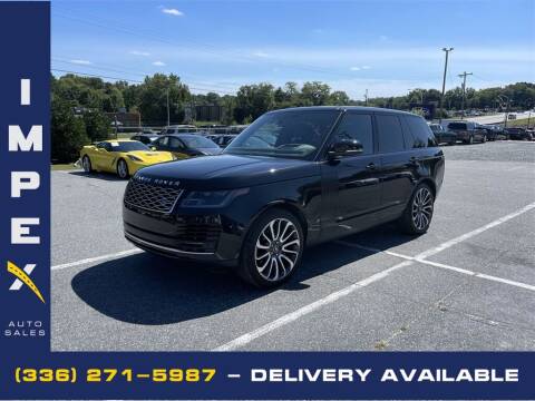 2019 Land Rover Range Rover for sale at Impex Auto Sales in Greensboro NC