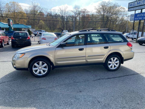 2009 Subaru Outback for sale at M G Motors in Johnston RI